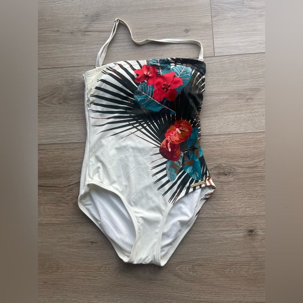 Vince Camuto Convertible Bandeau Top One Piece Swimsuit V11761 New W Tags